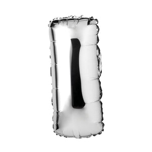 Palloncino lettera argento 35 cm