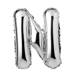 Palloncino lettera argento 35 cm