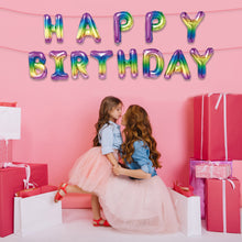 Carica l&#39;immagine nel visualizzatore di Gallery, Palloncini Happy Birthday Arcobaleno
