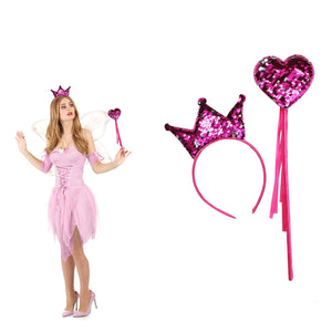 Set cerchietto e scettro girabrilla