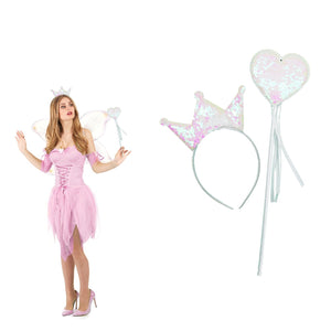 Set cerchietto e scettro girabrilla