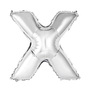 Palloncino lettera argento 35 cm