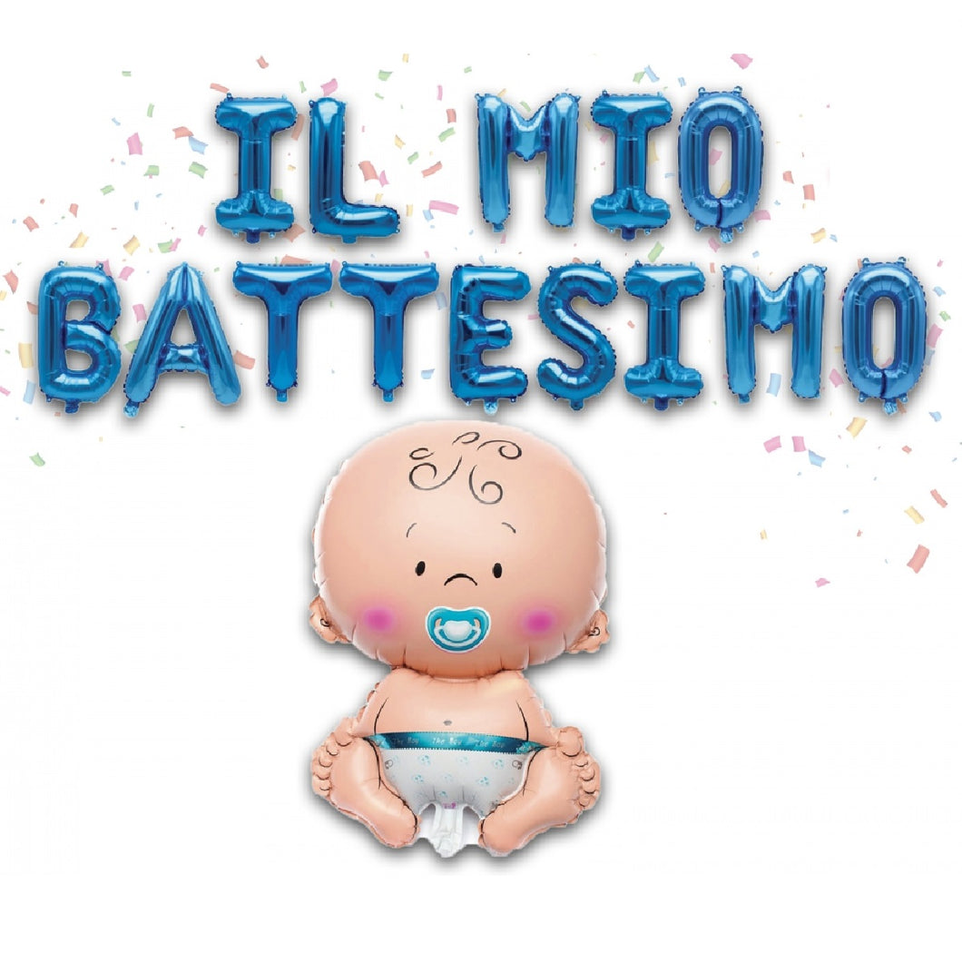 Set Palloncini Il Mio Battesimo Bambino – MOOD MILANO STORE