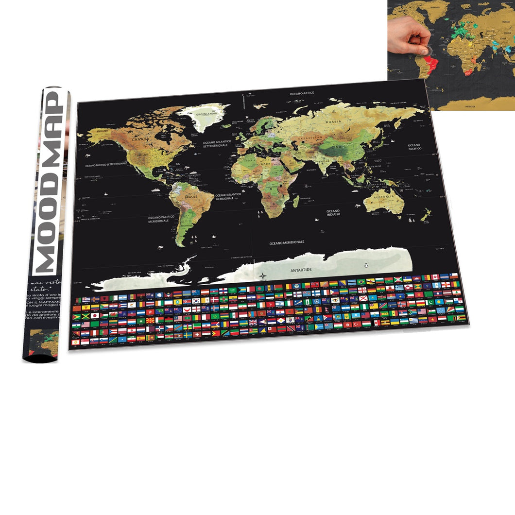 Mappa da grattare