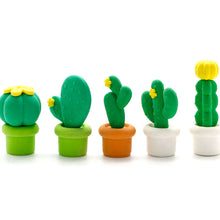 Carica l&#39;immagine nel visualizzatore di Gallery, Set 5 gommine cactus
