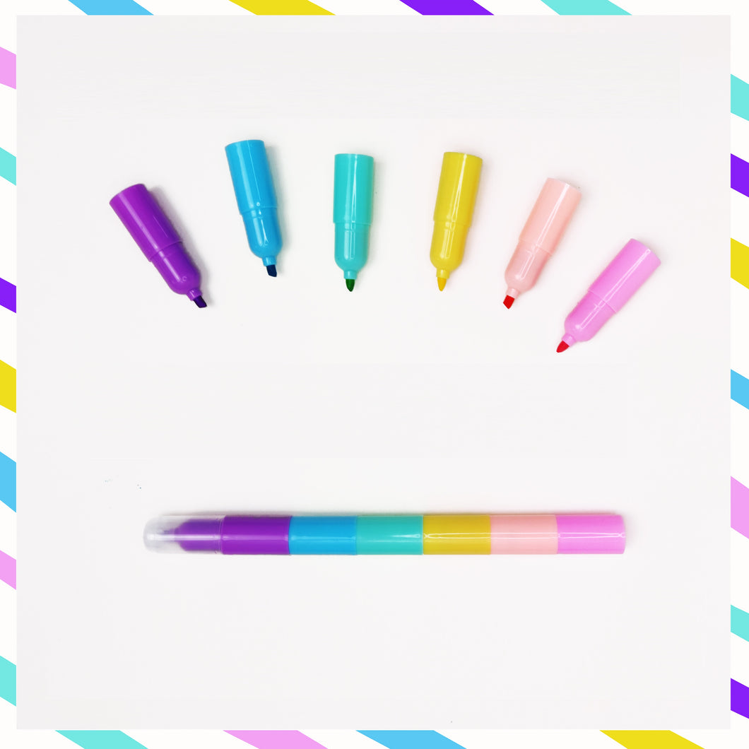 Maxi Evidenziatore 6 colori