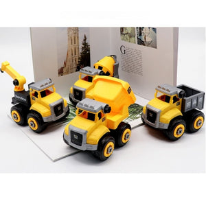 Set costruzioni in valigia giallo