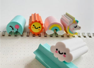 Set 6 gommine unicorno