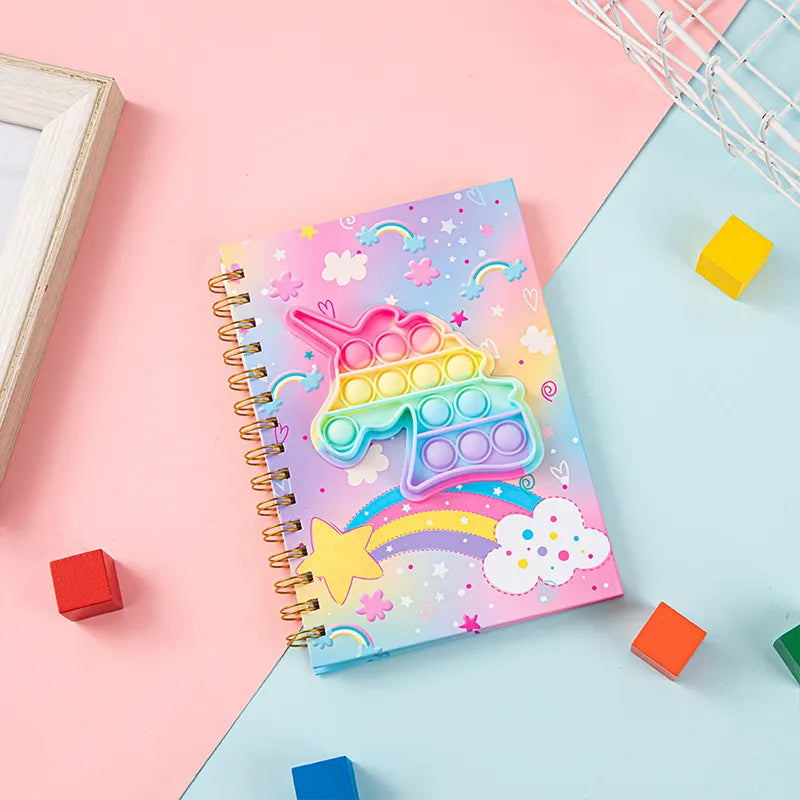 Diario segreto unicorno pop-it
