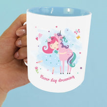 Carica l&#39;immagine nel visualizzatore di Gallery, Tazza never stop dreaming
