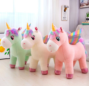 Peluche unicorno rainbow