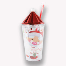Carica l&#39;immagine nel visualizzatore di Gallery, Bicchiere con cannuccia glitter
