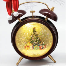 Load image into Gallery viewer, Carillon di Natale a forma di sveglia
